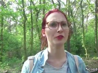 Aleman scout - kolehiyo redhead tinedyer lia sa publiko sensurahin