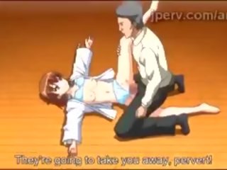 Unge anime unge hunn taper henne jomfrudom med skitten gammel