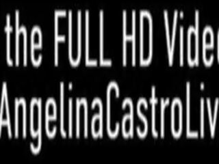 Excellent Massage And Pussy Fucking&excl; Cuban cookie Angelina Castro Gets Dicked&excl;