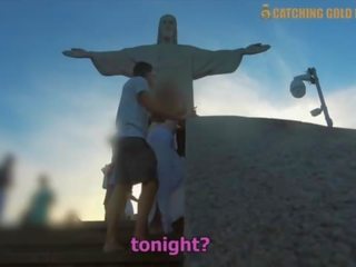 Fantástico porno con un brasileña calle chica escogido hasta desde christ la redeemer en rio delaware janeiro