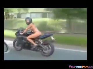 Mudo on motorcycle