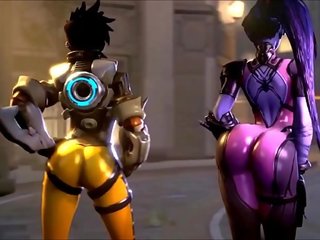 Overwatch je oversexxed tracer proti widowmaker korisť madness