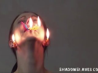 Cruel burning ir electro bdsm apie tortured vergai